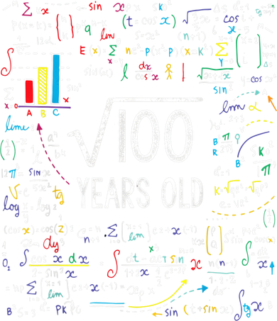 Square Root Of 100 10th Birthday 10 Year Old Gifts Math Bday Women's Hoodie
