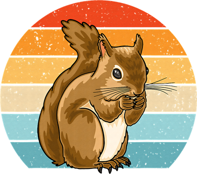 Squirrel Retro Squirrel Squirrel Lover Tote Bag