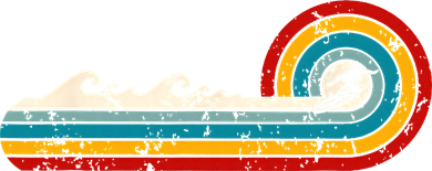 Surfer Ride Waves Beach Summer Gifts Surfing Retro Vintage Toddler T-Shirt