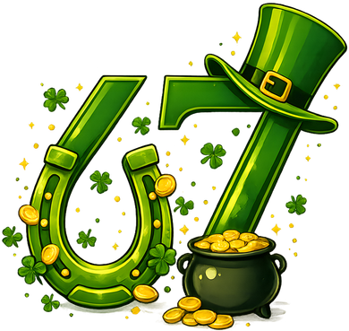 Six Seven 67 St Patricks Day Funny Saint Paddy's 6-7 Hat