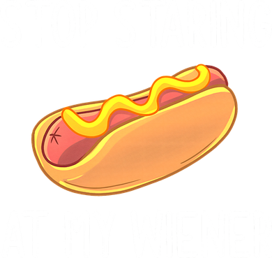 Stop Staring At My Wiener Funny Joke Sarcastic Women's Tank Top