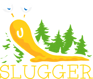 Slugger Slug – Funny Banana Slug Expert Baseball Game Player Polo