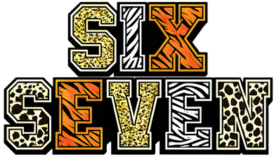 Six Seven Meme Animal Print Women's T-Shirt