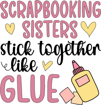 Scrapbooking Sisters Scrapbooker Scrapbook Gift Tote Bag