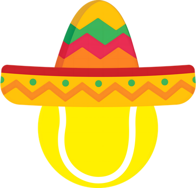 Sombrero Tennis Ball Cinco De Mayo Tennis Player Gift Women's Hoodie