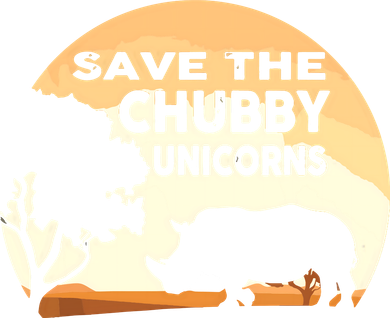 Save The Chubby Unicorns Fat Rhino Funny Women's Sweatshirt