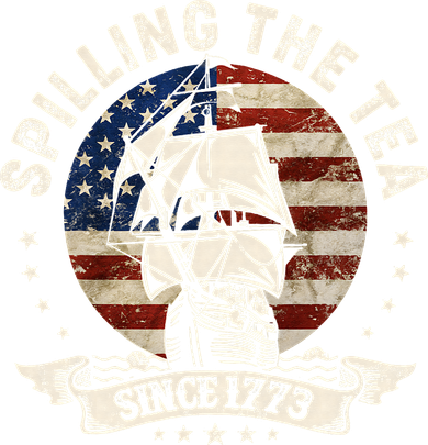 Spilling The Tea Since 1773 Patriotic 4th Of July Kids Hoodie