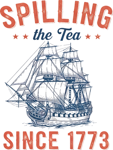 Spilling The Tea Since 1773 Kids T-Shirt