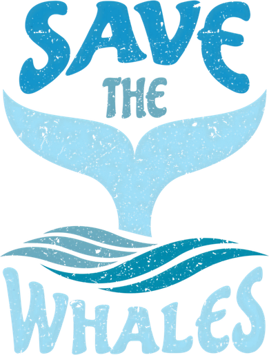 Save The Whales Vintage Retro Gift Button