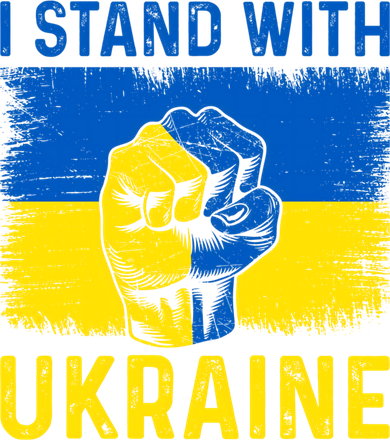 Support Ukraine I Stand With Ukraine Ukrainian Flag Gift Coaster