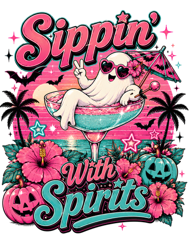 Sippin with Spirits Bucket Hat