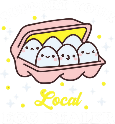 Support Your Local Egg Dealer, Farm Fresh eggs Funny farm Mousepad