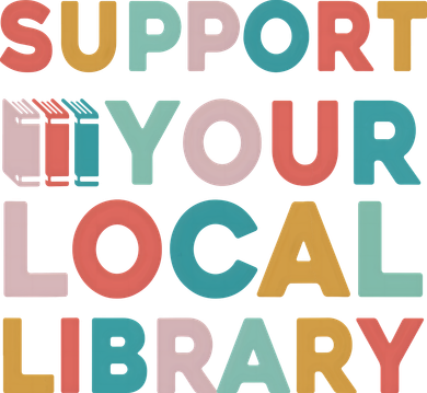 Support Your Local Library Book Lovers Librarian Retro Mousepad