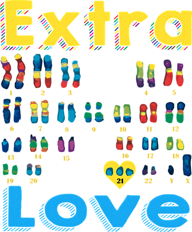 Trisomy 21 XY Extra Chromosome  World Down Syndrome Day Toddler T-Shirt