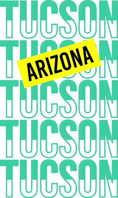 Tucson Arizona Repeat Logo Kids T-Shirt