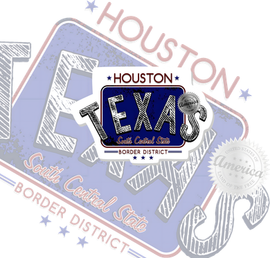 Texas Border District Cool State Logo Polo