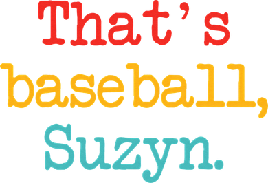 That's Baseball Suzyn Apparel Kids Hoodie