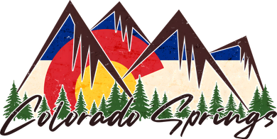 Travel Colorado Springs Colorado State Flag Coaster