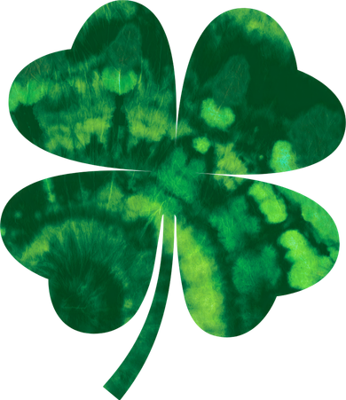 Tie Dye Clover St Patrick's Day Tumbler