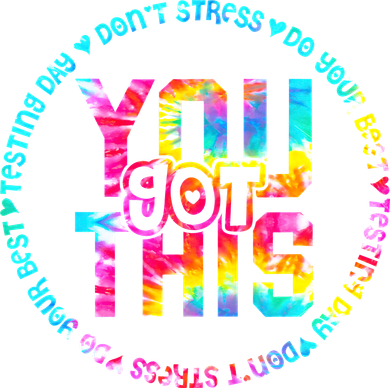 Tie Dye Don't Stress Do Your Best You Got This Test Day Baby Bodysuit