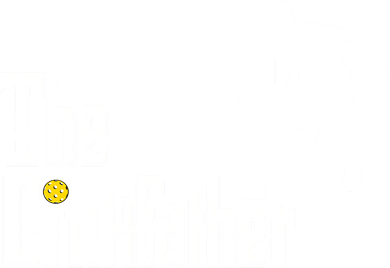 The Dink Father Pickleball Dad Funny Pickleball Doggie Tank