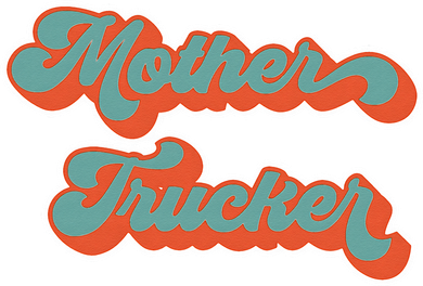 Truck Driver Mother Trucker Design Funny Mother Trucker Women's Dry Zone Grid Polo
