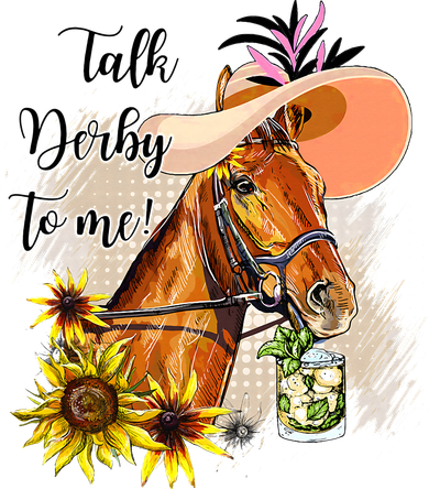Talk Derby To Me Sunflower Horse Racing Hat