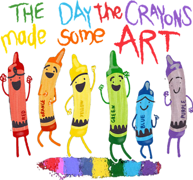 The Day The Crayons Made Some ART Teacher Art Doggie Tank