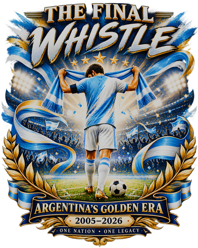 The Final Whistle Argentina's Golden Era 2005-2026 Messi Tote Bag