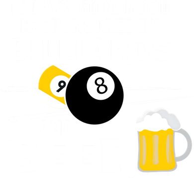 Today's Good Mood Sponsored By Billiards And Beer Gift For Father's Day Tank Top