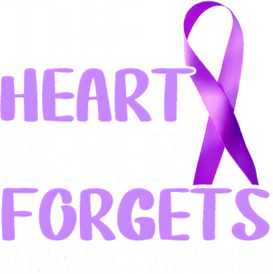 The Heart Never Forgets Alzheimer´s Awareness Beanie