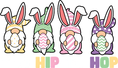 Too Hip To Hop Easter Eggs Gnome Women's T-Shirt