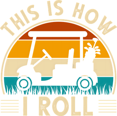 This Is How I Roll Retro Golf Lover Doggie Tank