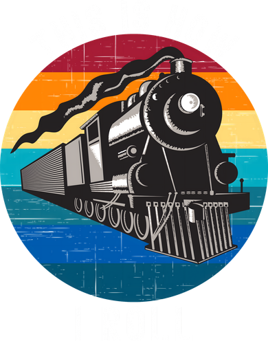 This Is How I Roll Train Funny Locomotive & Railroad Lover Women's Long Sleeve Shirt