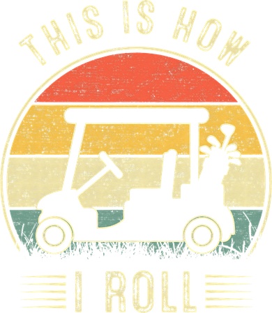 This Is How I Roll Golf Cart Funny Golfers Doddie Hoodie
