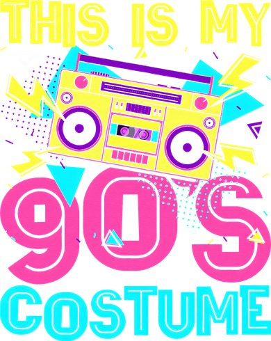 This Is My 90s Costume Retro 90s Music Theme Party Nineties Kids Sweatshirt