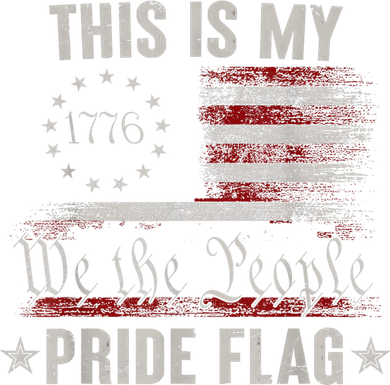 This Is My Pride Flag 1776 American 4th Of July Patriotic Tote Bag