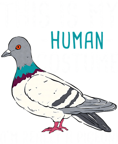 This Is My Human Costume Pigeon Racing Lover Bird Breeder Kids T-Shirt