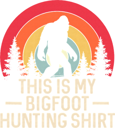 This Is My Bigfoot Hunting Squatchy Sasquatch Kids Long Sleeve Shirt
