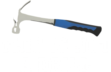 This Is Not A Drill Tools Hammer Builder Woodworking Beanie