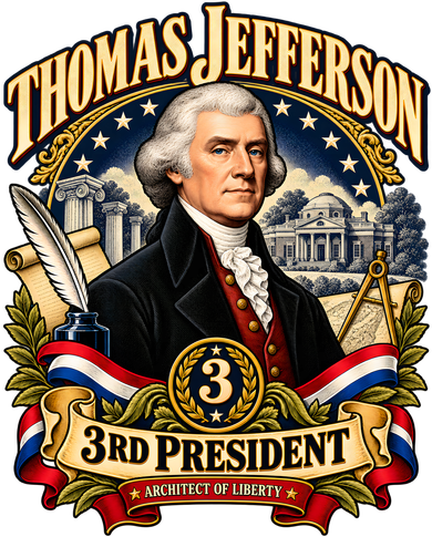 Thomas Jefferson 3rd President Architect Of Liberty Doggie Tank