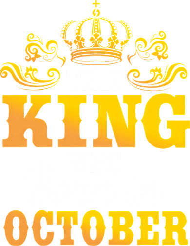 This King Was Born In October Birthday Party Celebration Toddler Hoodie