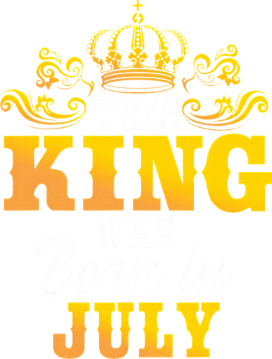This King Was Born In July Birthday Party Celebration Toddler Hoodie