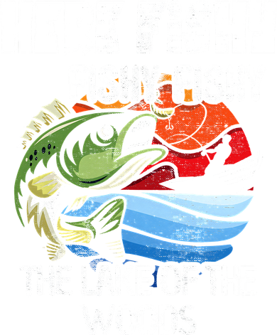 the lake of the woods Funny Fishing Kids T-Shirt