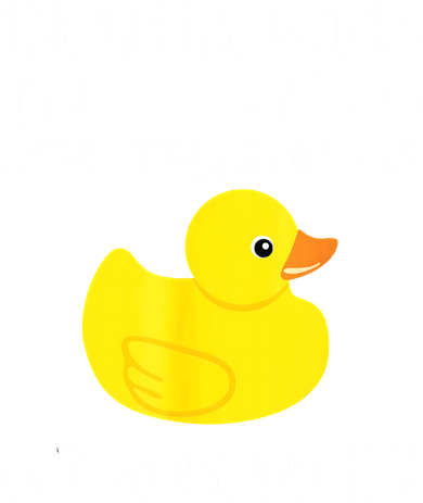The Little Voices In My Head Keep Telling Me Get More Ducks Baby Bodysuit