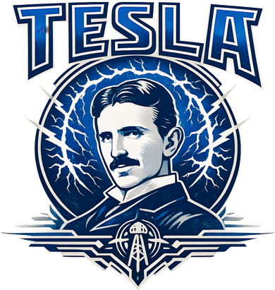 Tesla Master Of Lightning Women's V-Neck T-Shirt