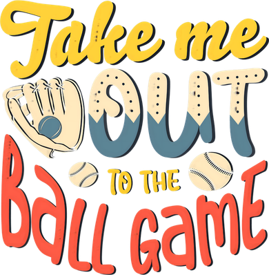 Take me out to the ball game for a Baseball Fan Baseball Baby Bodysuit