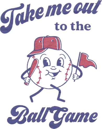 Take Me Out To The Ball Game Baseball Softball Baby Bodysuit