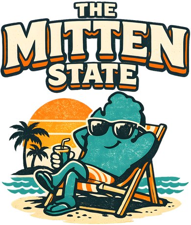 The Mitten State Funny Chillin Women's Hoodie