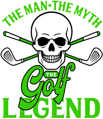The Man The Myth The Golf Legend Golf Towel